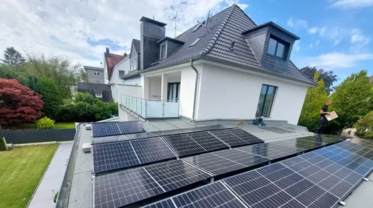 PV Anlage Solingen Foto