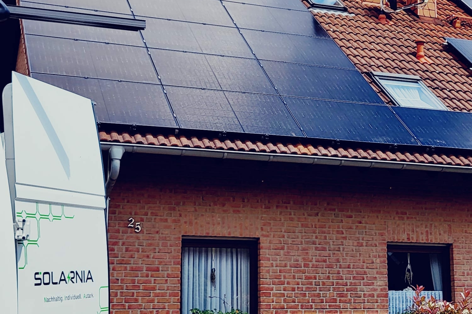 Solarnia Solar-Module auf Hausdach