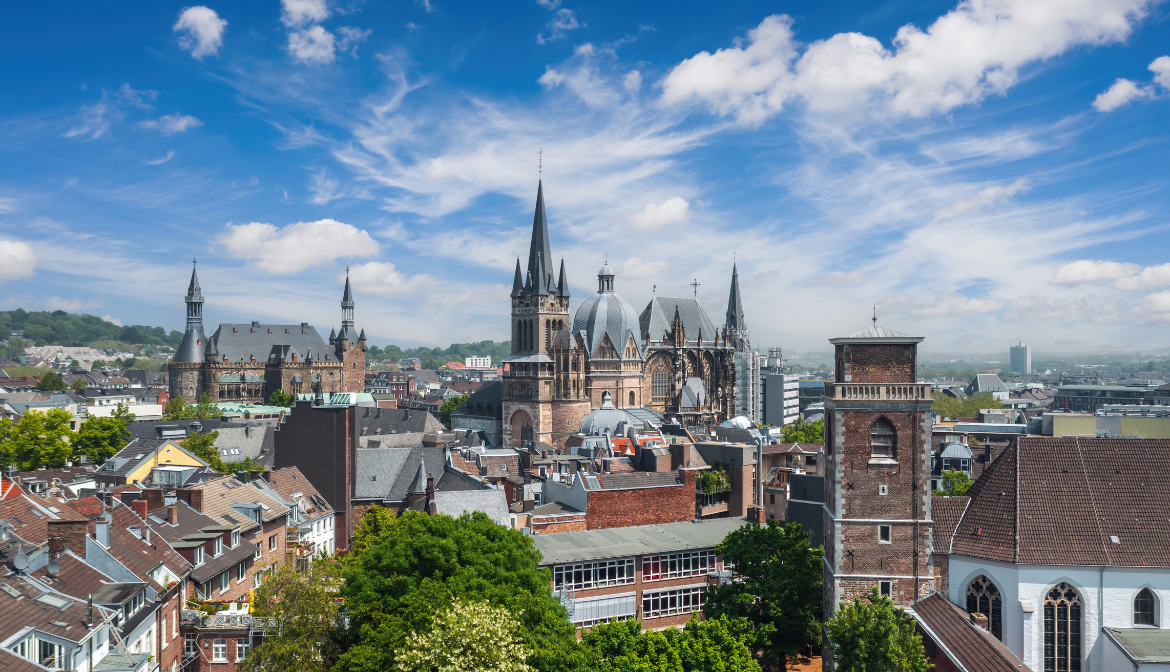Stadt Aachen Skyline